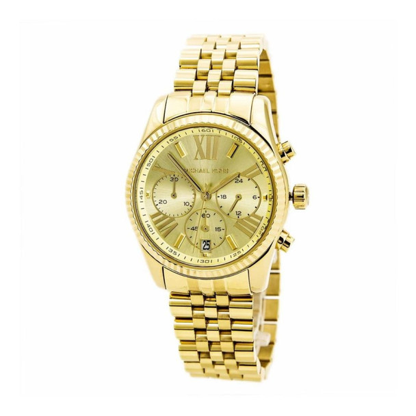 Michael Kors Lexington Women's Quartz Gold Stainless Steel Watch MK5556
