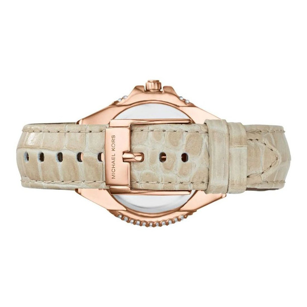 Michael Kors Camille Women's Quartz Beige Leather Watch MK2330