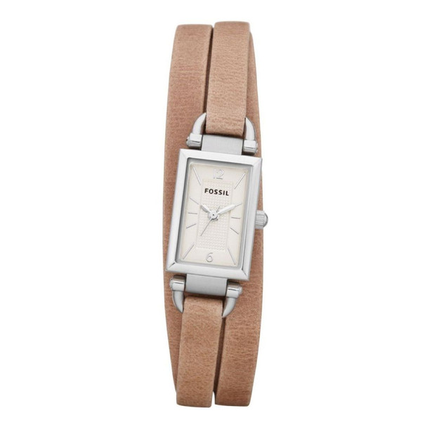Fossil Delaney Women's Quartz Brown Leather Watch JR1370