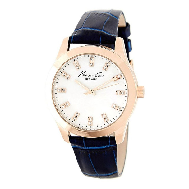 Kenneth Cole Modern Classic Unisex Quartz Blue Leather Watch KCW2022
