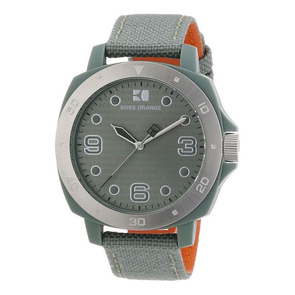 Hugo Boss Hugo Boss Orange Unisex Quartz Green Nylon Watch 1502287