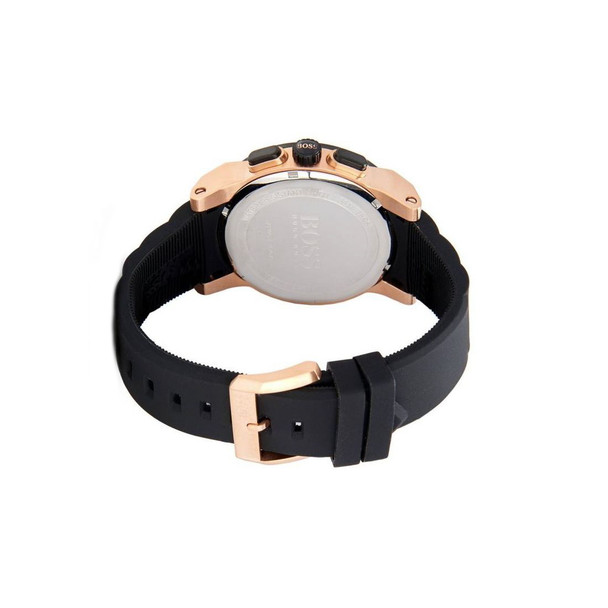 Hugo Boss Neo Chrono Men's Quartz Black Silicone Watch 1513030