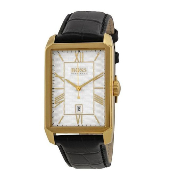 Hugo Boss Classico Men's Quartz Black Leather Watch 1512966