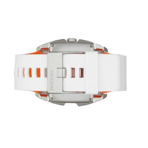 Diesel Mega Chief Men's Quartz White Silicone Watch DZ4286