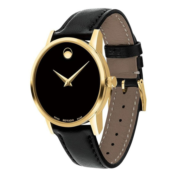 Movado Museum Classic Men's Black Dial Quartz Watch 607271