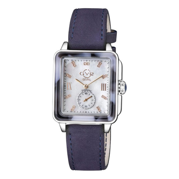 Gevril Bari Tortoise Women's Mother of Pearl Dial Quartz Watch 9244