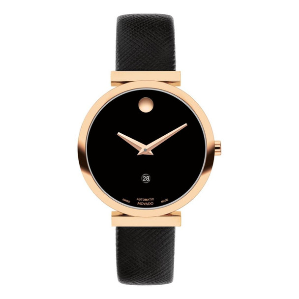 Movado Museum Classic Women's Black Dial Automatic Watch 0607677