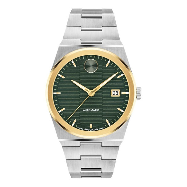 Movado BOLD Quest Men's Green Dial Automatic Watch 3600942
