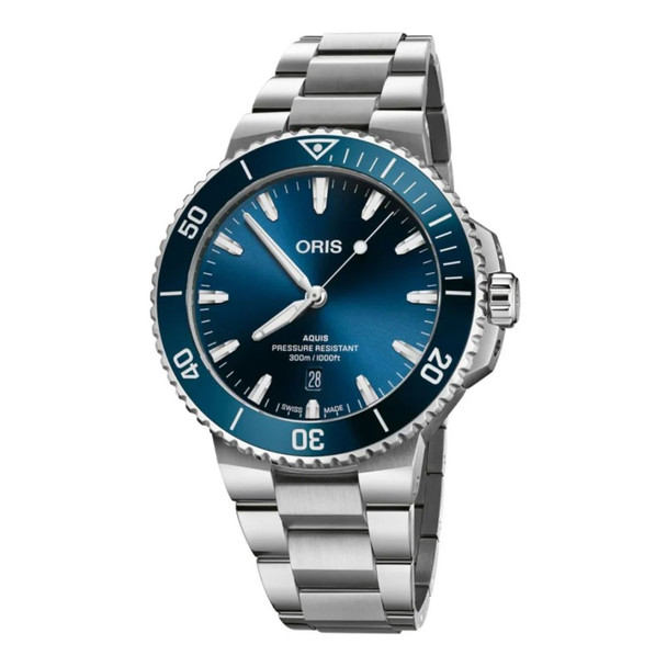 Oris Aquis Date Men's Blue Dial Automatic Watch 0173377304135-0782405