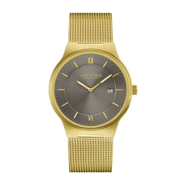 Bulova Caravelle New York Men's Grey Dial Quartz Watch 44B110