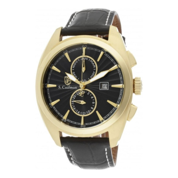 S. Coifman Heritage Men's Black Dial Quartz Watch SC0133