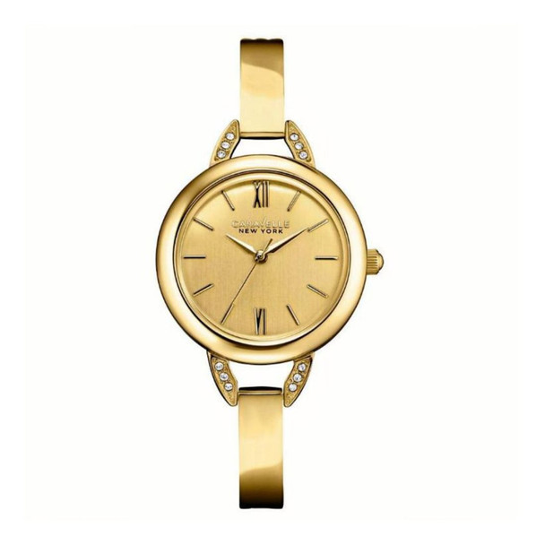 Bulova Caravelle New York Women's Champagne Dial Quartz Watch 001-507-00097