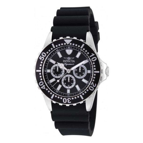 Invicta Signature II Men's Black Dial Quartz Watch 7437