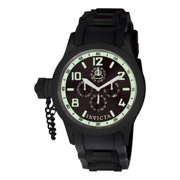 Invicta Russian Diver Men's Black Dial Quartz Watch 1805