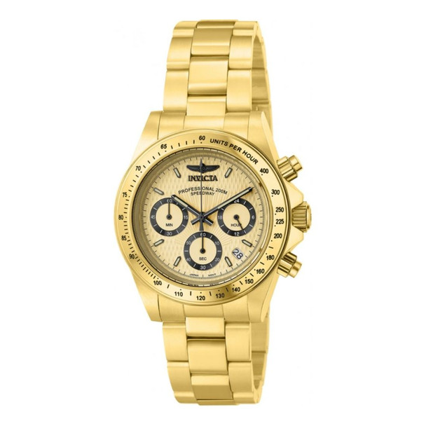 Invicta Speedway Men's Gold-Tone Dial Quartz Chronograph Watch 14929