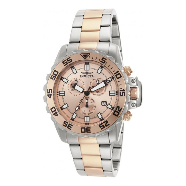 Invicta Pro Diver Men's Blush Dial Quartz Chronograph Watch 13627