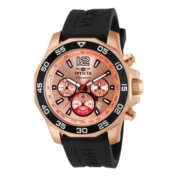 Invicta Signature II Nautical Men's Blush Dial Quartz Chronograph Watch 7432