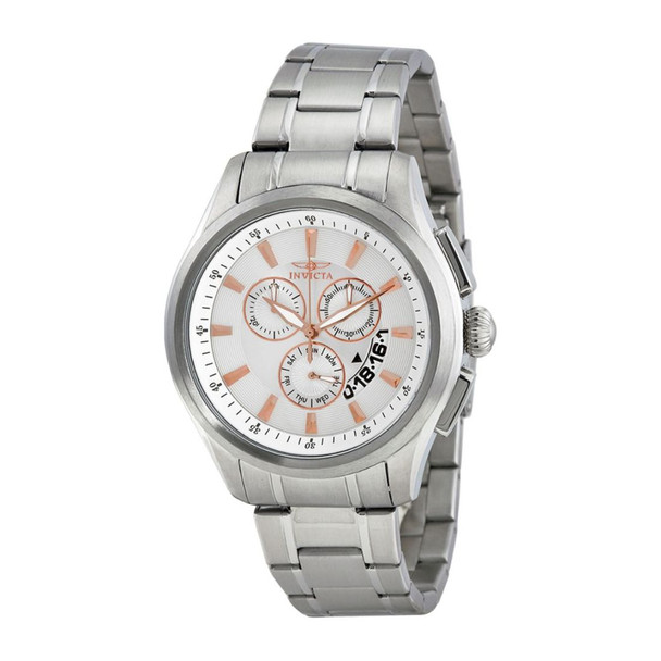 Invicta Specialty Men's Silver Dial Quartz Chronograph Watch 1974