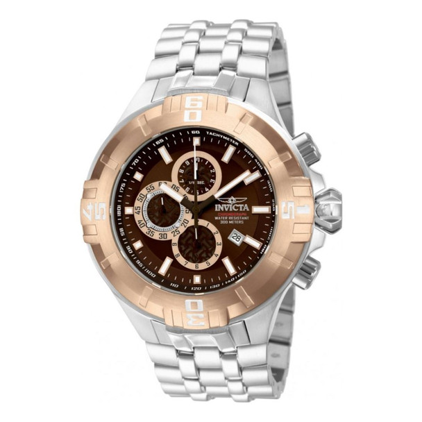 Invicta Pro Diver Men's Brown Dial Quartz Chronograph Watch 12357