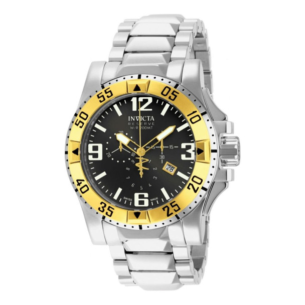 Invicta Reserve Excursion Men's Black Dial Quartz Chronograph Watch 10893
