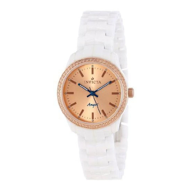 Invicta Ceramics Women's Blush Dial Quartz Watch 14908