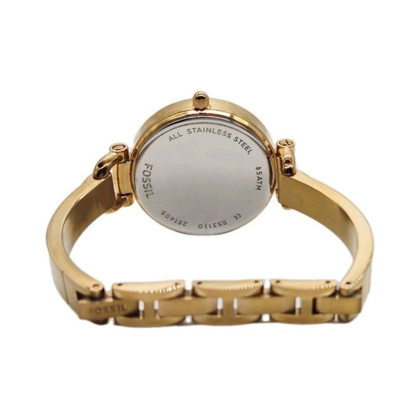 Fossil Georgia Women's Gold-Tone Dial Quartz Watch ES3084