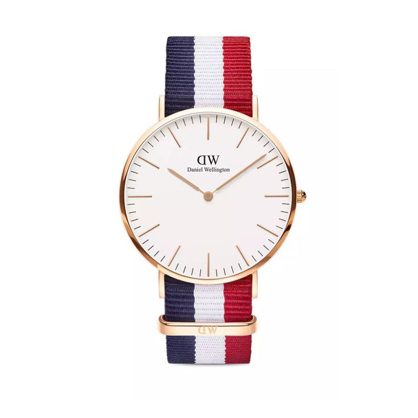 Daniel Wellington Classic Canterbury Unisex White Dial Quartz Watch DW00100016