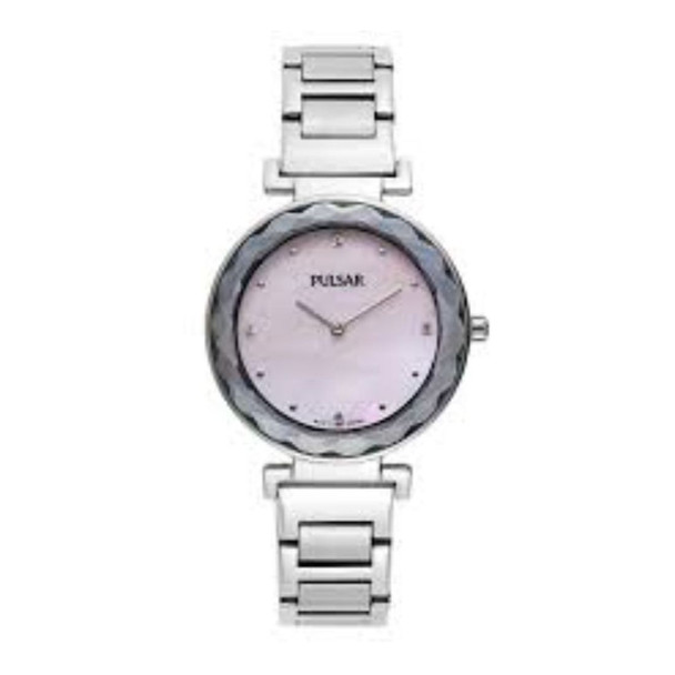 Pulsar Night Out Women's Pink Dial Quartz Watch PM2079