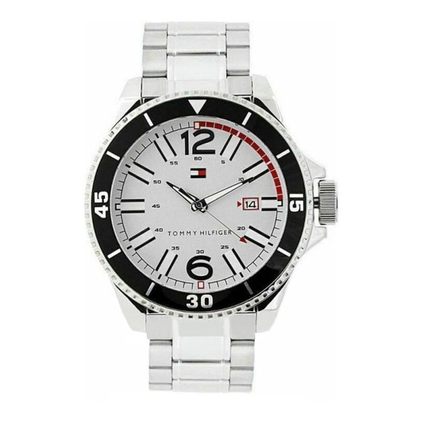 Tommy Hilfiger Sport Men's Silver-Tone Dial Quartz Watch 1790753