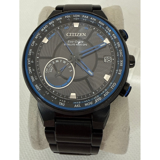 Citizen Satellite Wave Men's Black Dial Eco-Drive Watch CC3038-51E