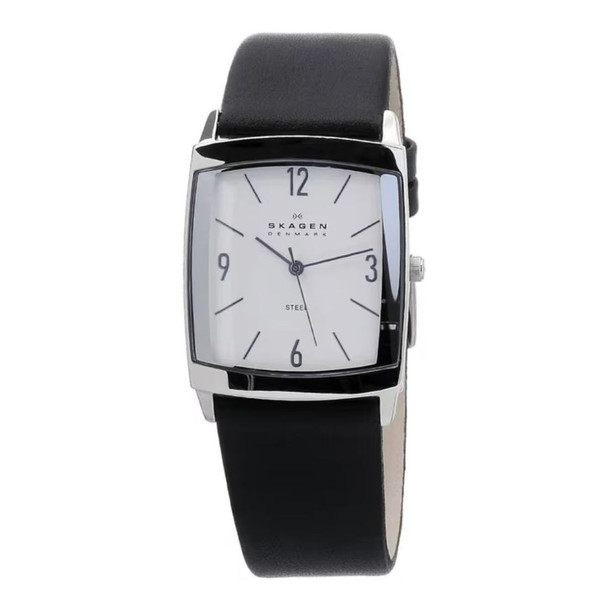 Skagen Steel Collection Men's Silver-Tone Dial Quartz Watch 691LSLS