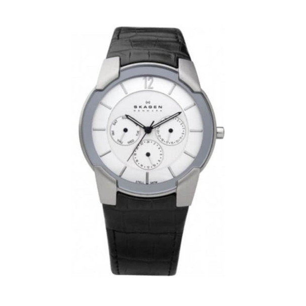 Skagen Steel Collection Men's Silver-Tone Dial Quartz Watch 856XLSLC