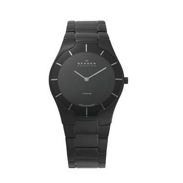 Skagen Black Label Men's Black Dial Quartz Watch 585XLTMXB