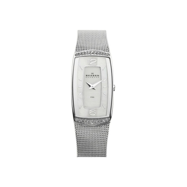Skagen Steel Collection Women's Silver-Tone Dial Quartz Watch 887SSS