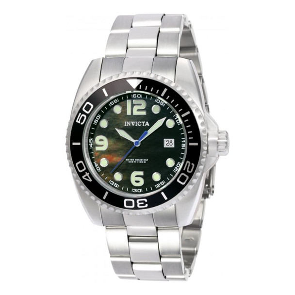 Invicta Pro Diver Men's Black MOP Dial Quartz Watch 0480