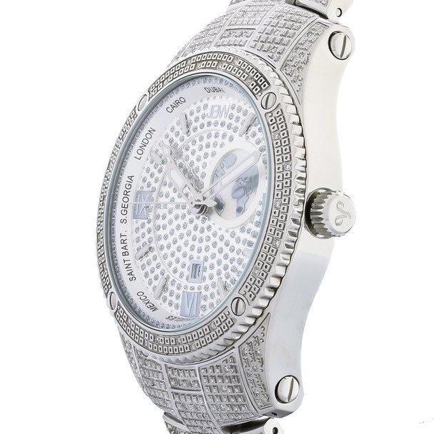 JBW Jet Setter GMT Diamond Men's Quartz Watch J6370B