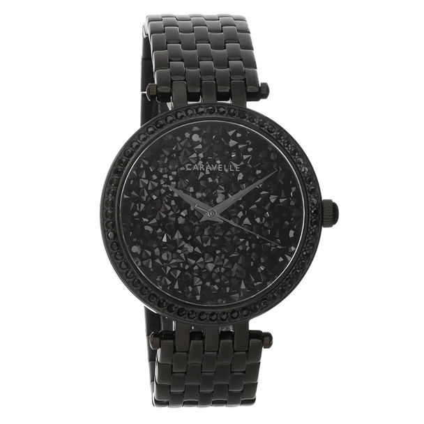 Caravelle By Bulova Black ION Women's Quartz Watch 45L171