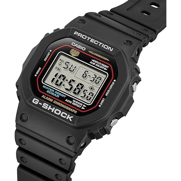 Casio G-SHOCK 5600 Series Men's Quartz Chronograph Watch DW5600RL-1