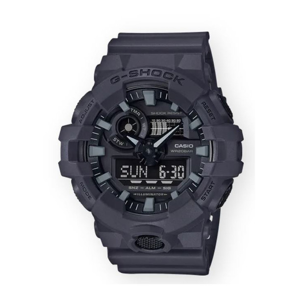 Casio G-Shock Men's Grey Resin Quartz Chronograph Watch GA700UC-8A