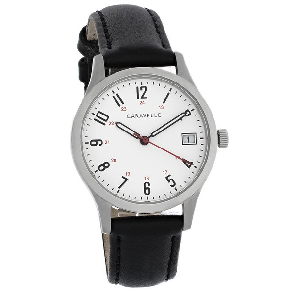 Caravelle by Bulova Women's Black Strap Quartz Watch 43M118
