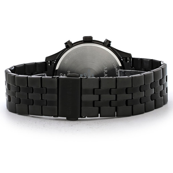 Caravelle By Bulova Men's Gunmetal ION Plated Quartz Watch 45A141