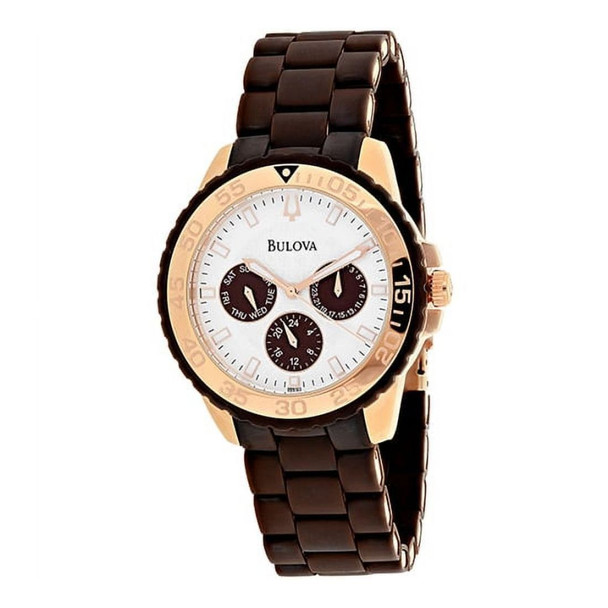 Bulova Sport Women's Silver Dial Quartz Watch 98N103