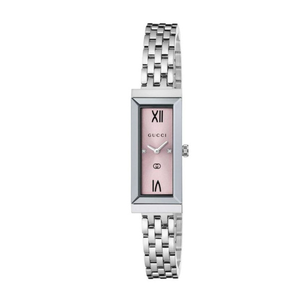 Gucci G-Frame Women's Pink Dial Quartz Watch YA127516