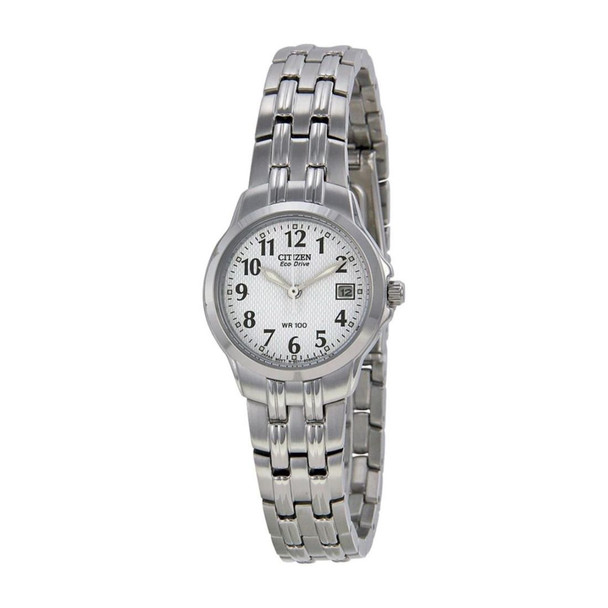 Citizen Silhoutte Women's Silver Dial Eco-Drive Watch EW1540-54A