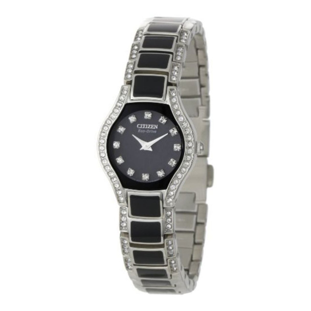 Citizen Normandie Women's Black Dial Eco-Drive Watch EW9870-56E