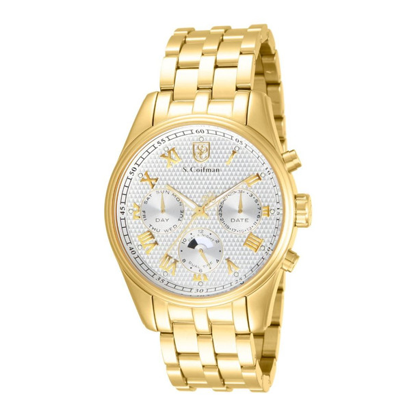 S. Coifman Heritage Men's Silver Dial Swiss Quartz Watch SC0163