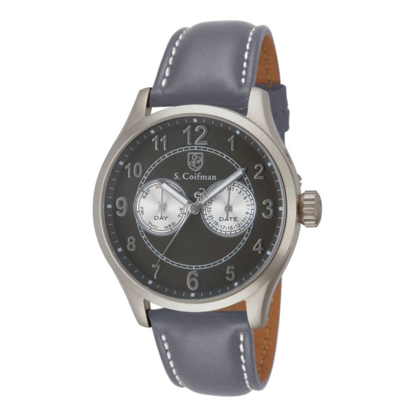 S. Coifman Heritage Men's Grey Dial Swiss Quartz Watch SC0319