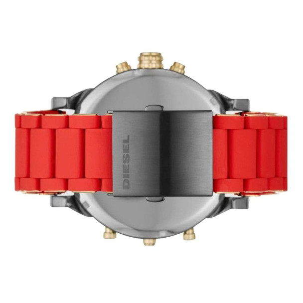 Diesel Mr. Daddy 2.0 Men's Red Silicone Quartz Chronograph Watch DZ7370
