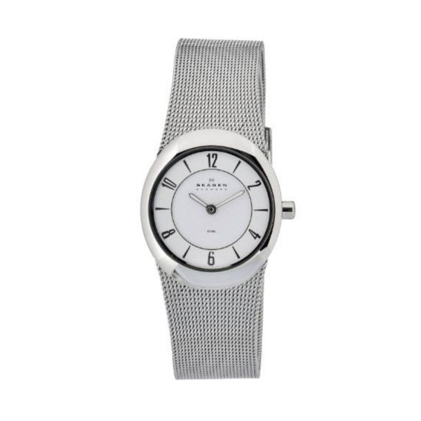 Skagen Steel Slim Women's White Dial Quartz Watch O564XSSSW1