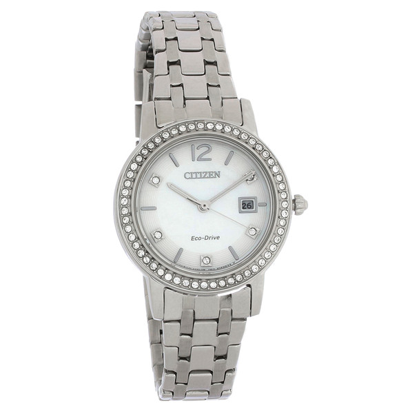 Citizen Eco-Drive Silhouette Women's Stainless Steel Crystal Watch FE1180-65D